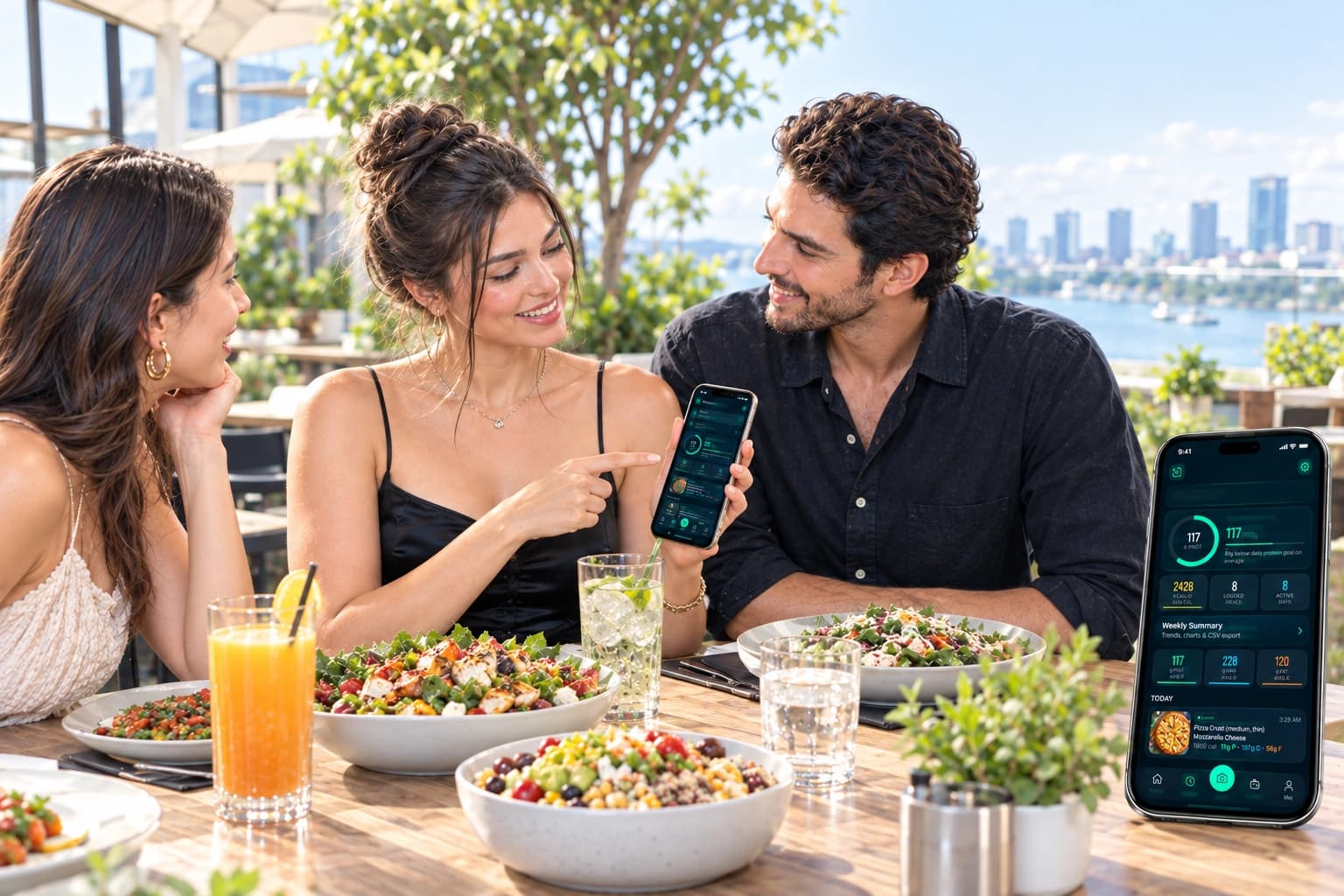 ProteinSnaps AI meal and fitness tracking app